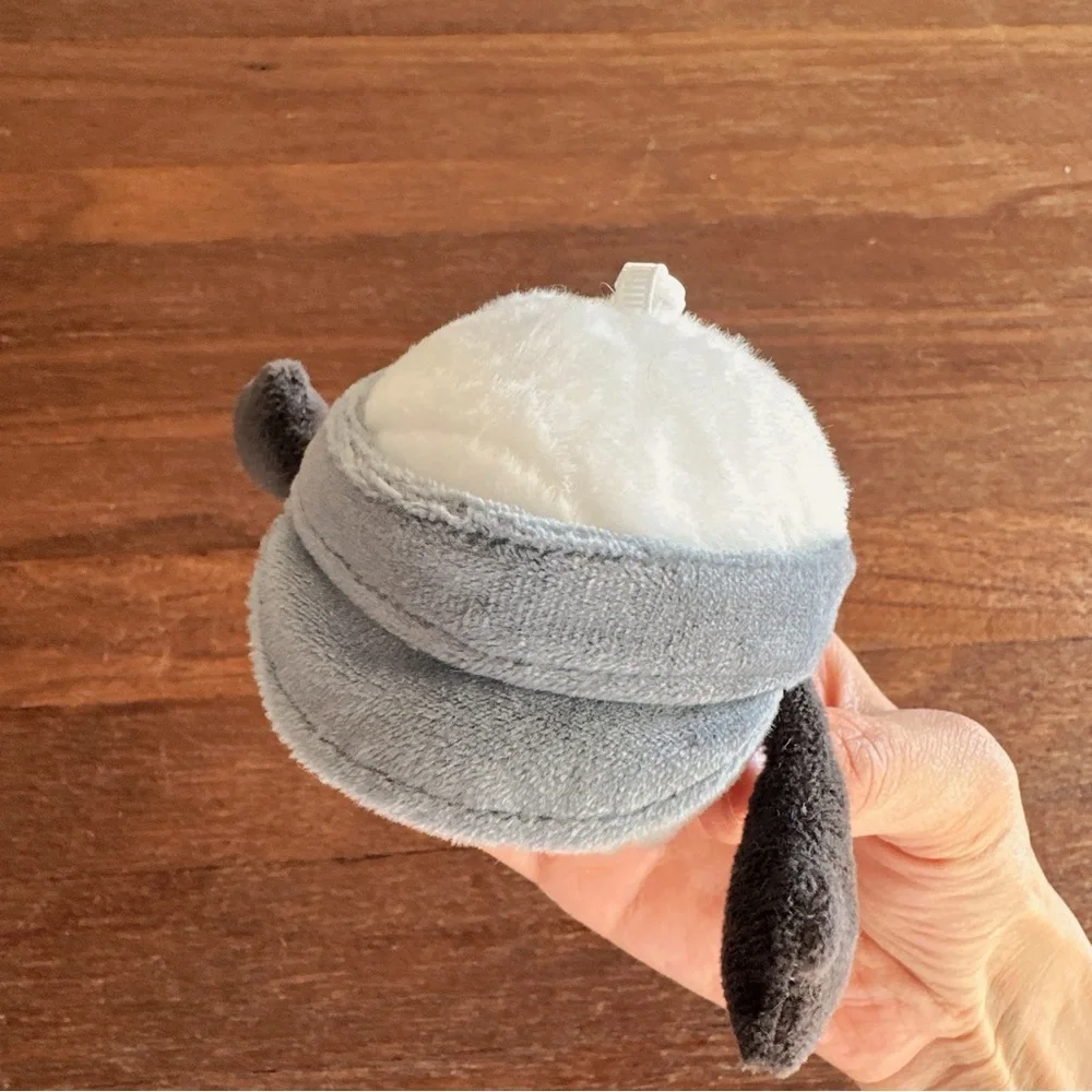 Cute Golf Ball Plush Keychain with Sun Hat Golfer Charm Bag Car Accessory Gift